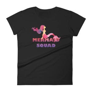 Mermaid Squad - Let's Be Mermaids - Women's short sleeve t-shirt