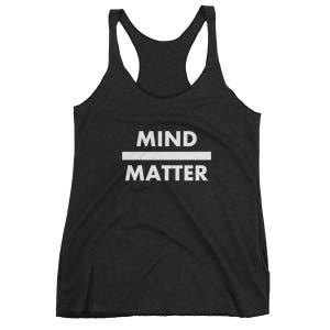 Geist über Materie - Damen Tank Top | Fitness Tank Crossfit Tank Yoga Tank läuft Shirt Training Shirt