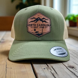 North Carolina NC patch hat
