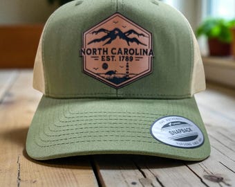 North Carolina NC patch hat