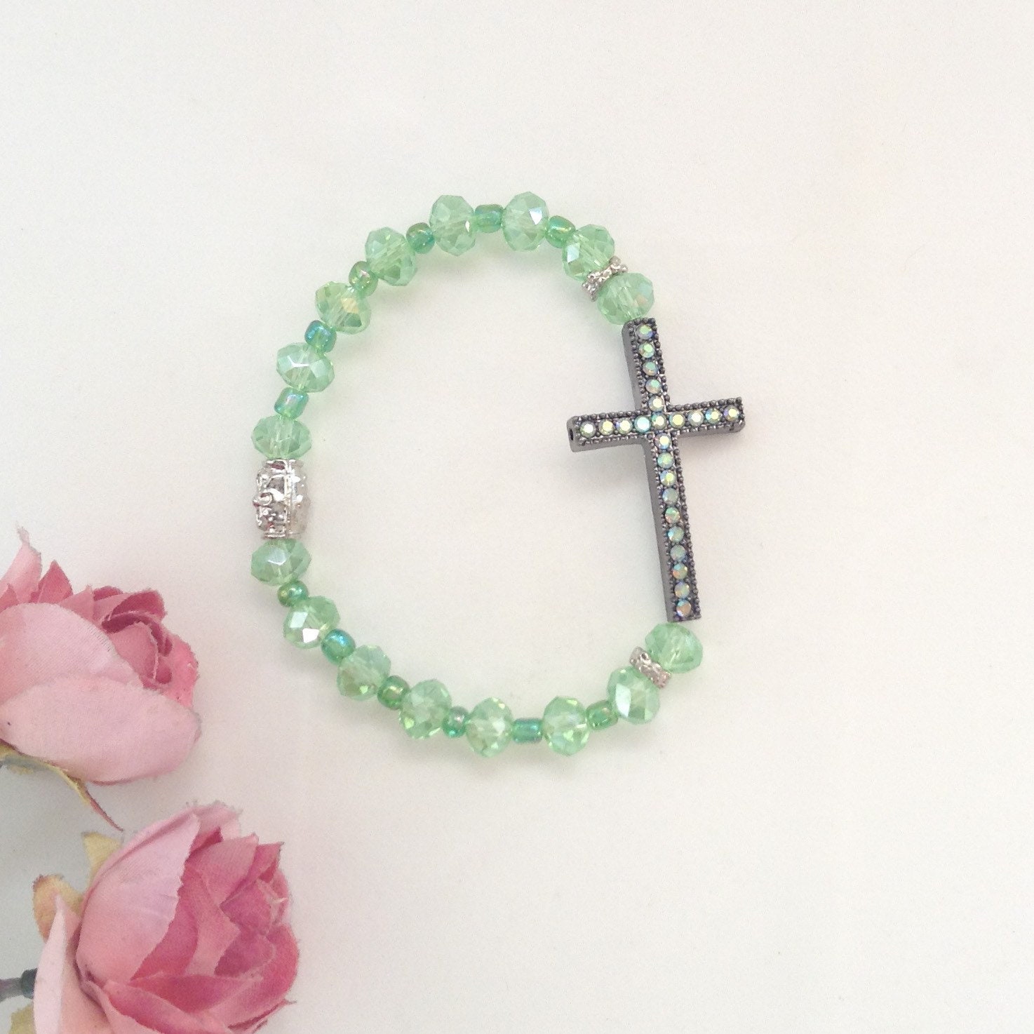 Green bracelet rosary Orthodox prayer beads rosary bracelet Etsy