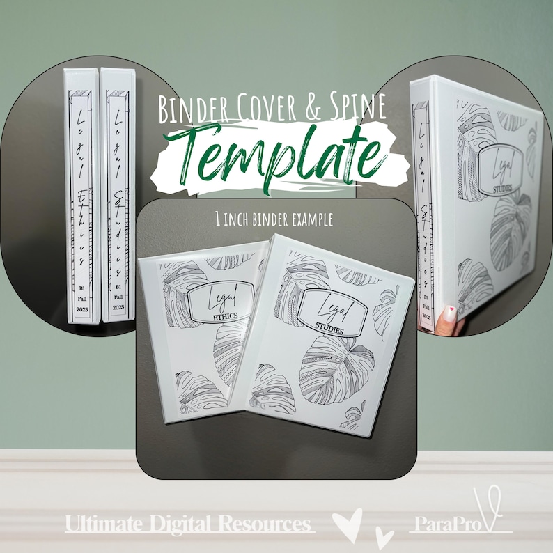 Editable Binder Cover & Spine Canva Template | Teacher Planner ...