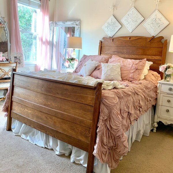 Shabby Chic Queen Bed Etsy