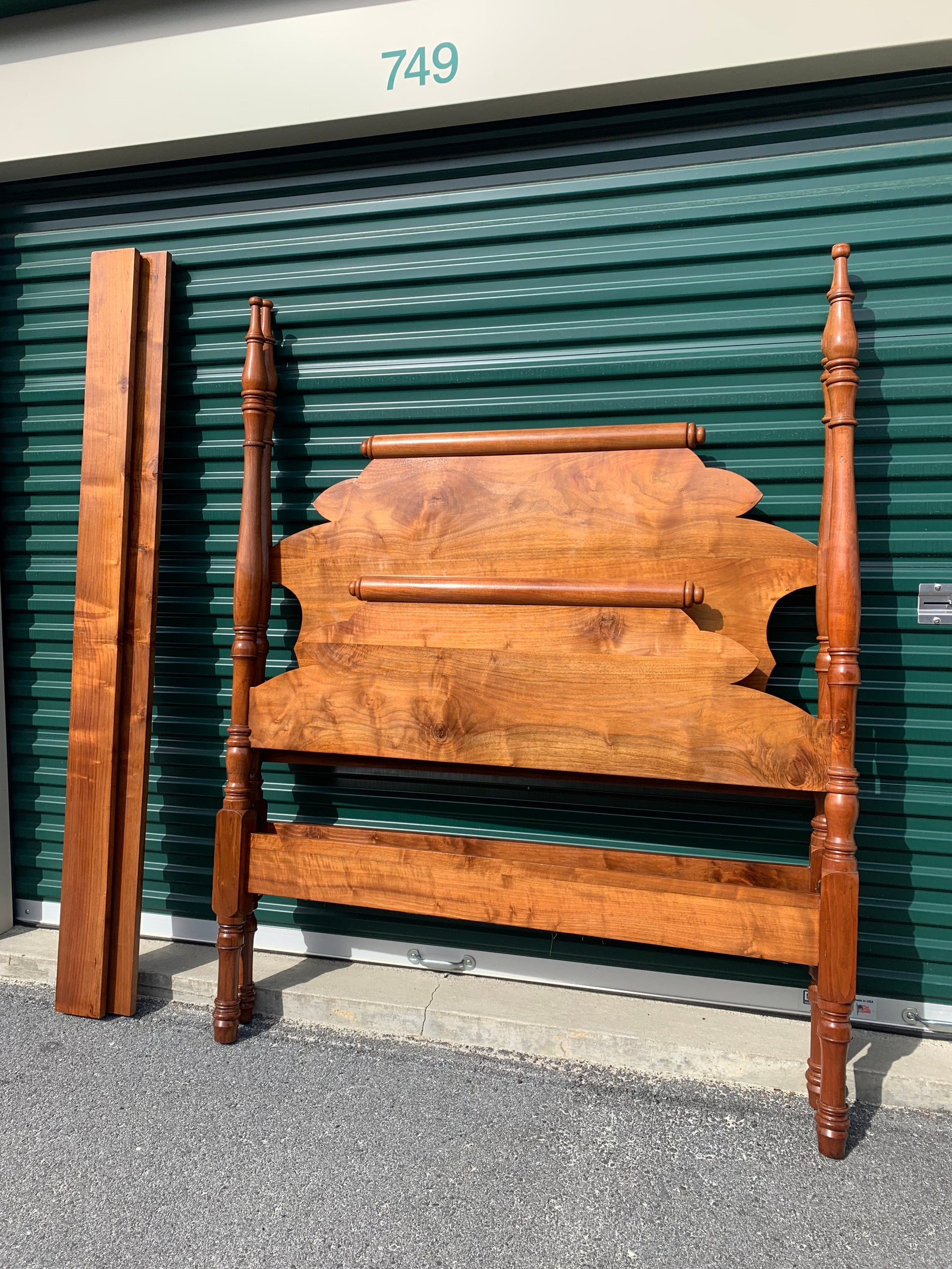 Antique 6ft English Charles II Style Super King Size Oak Full Tester Four  Poster Bed (Circa 1920) - Yola Gray Antiques & Interiors