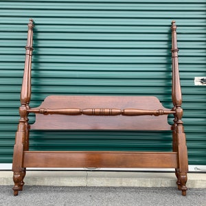 British Colonial Queen Size Four Poster Cherry Bed Frame by Kling Colonial