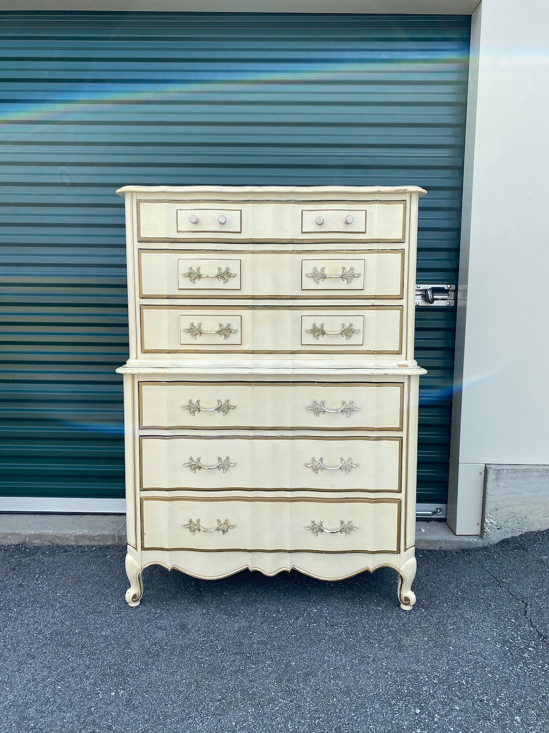 Huge Vintage French Provincial Chest of Drawers Dresser by Thomasville ...