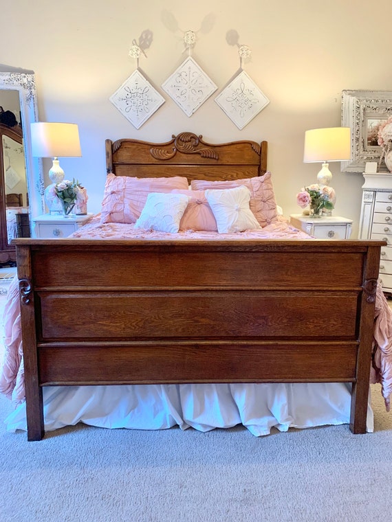 Ornate queen bed frame deals