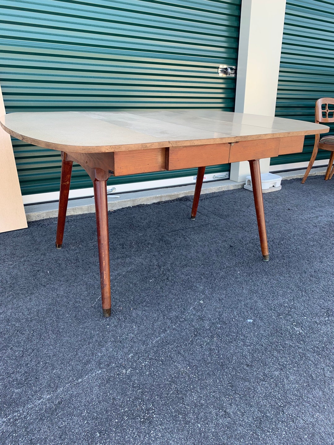 Mid Century Modern Retro Dining Room Table Kitchen Table Formica Top