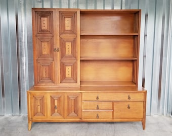 Mobile contenitore/libreria vintage in stile Mid-Century Modern/Retro MCM del designer John Stuart Casaluda Collection