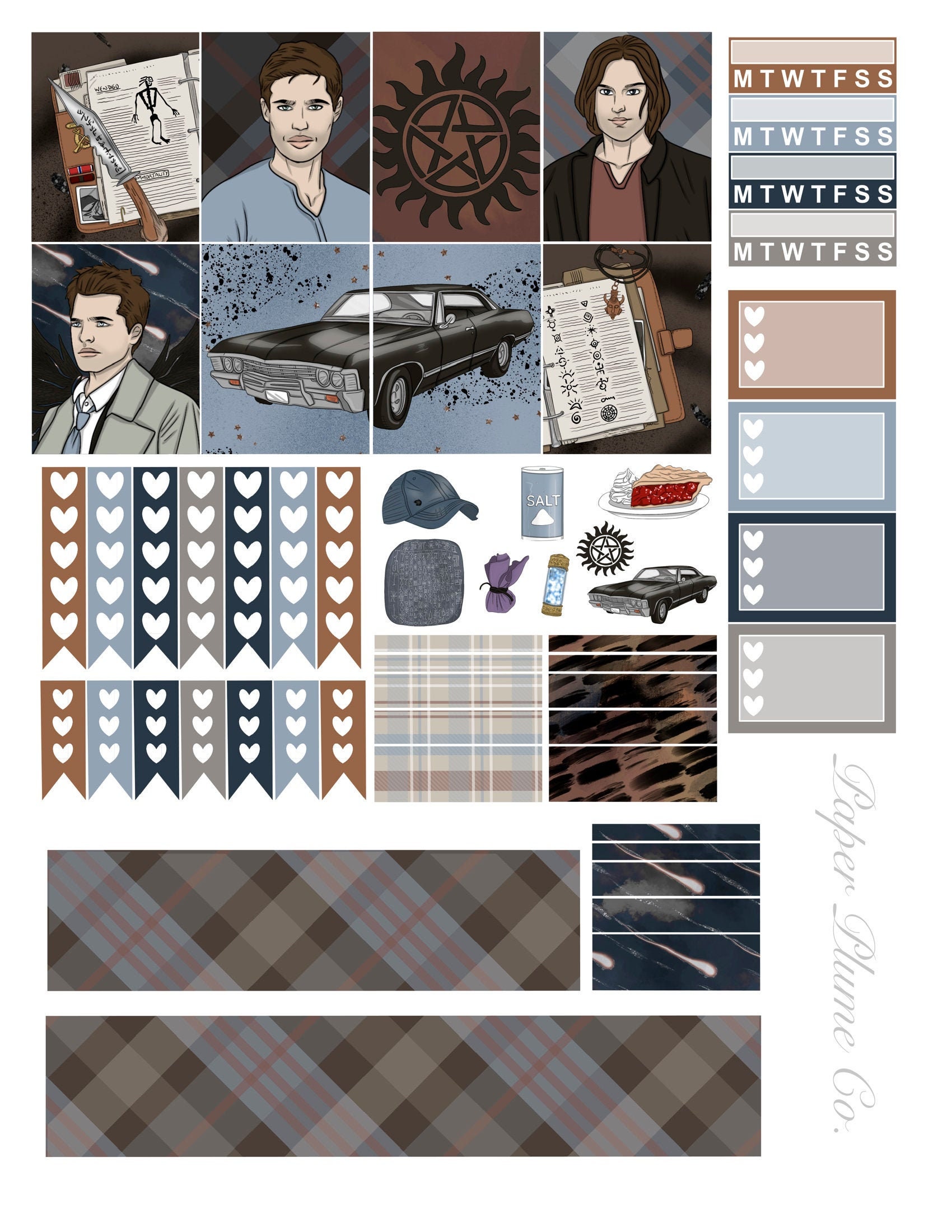 Printable hunters Planner Sticker Kit - Etsy