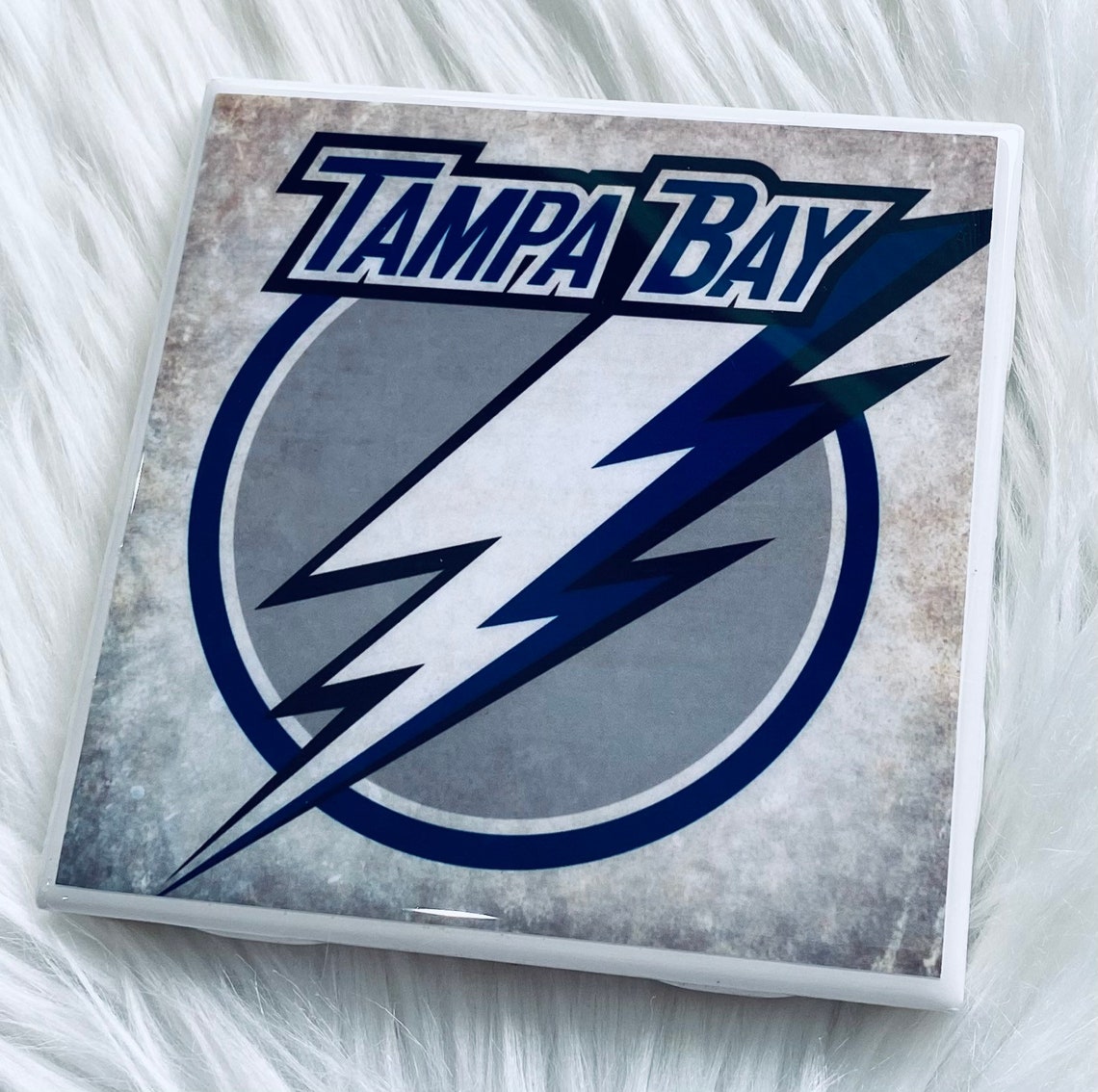 COASTERS Lightning Tampa Bay NHL Coasters Tampa Etsy