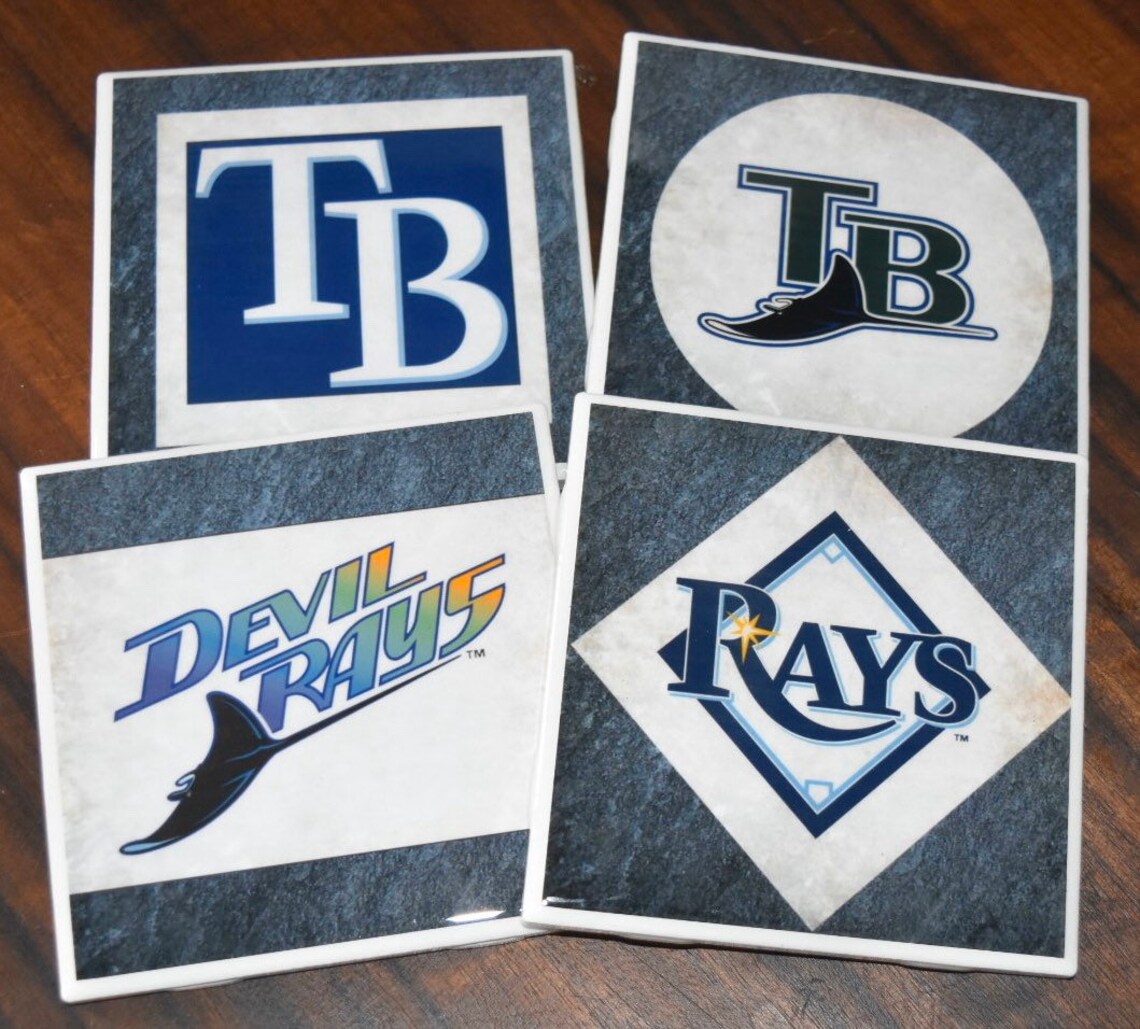 COASTERS Tampa Bay Rays Tampa Rays Tampa Bay Rays Etsy