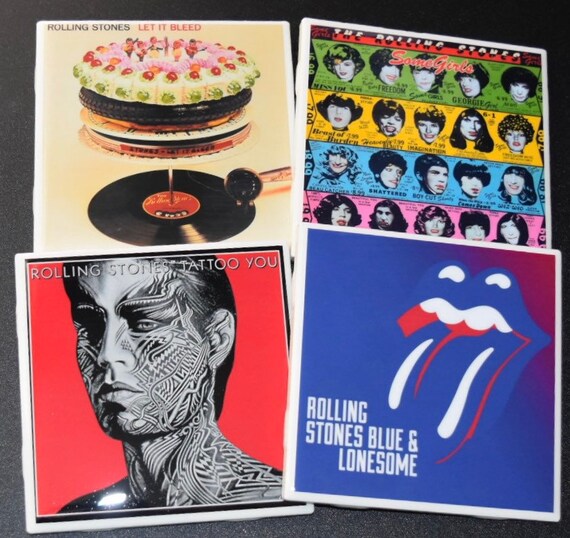 Posavasos / The Rolling Stones / Rolling Stones Coasters Etsy