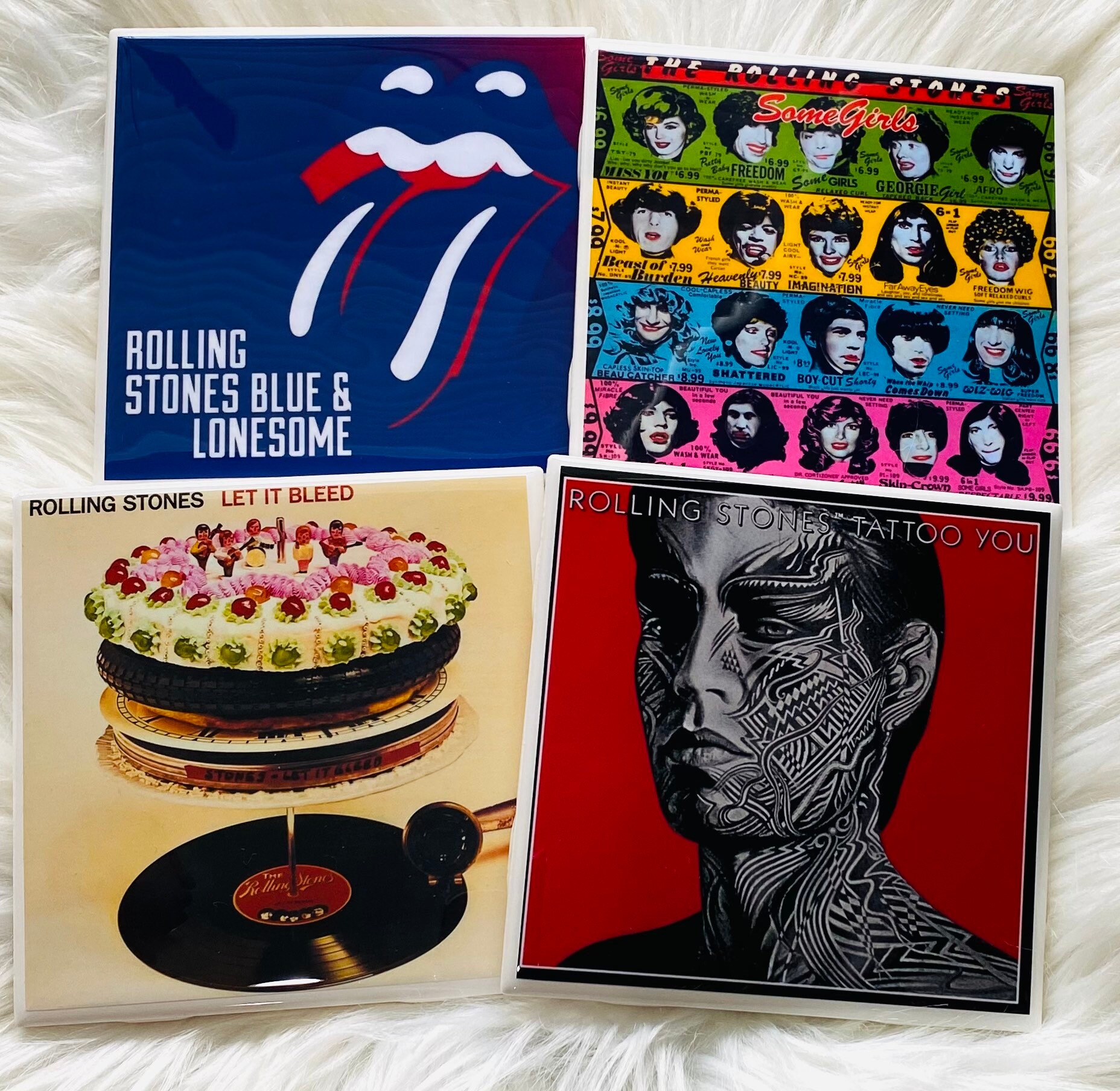 Coasters Album Cover Coasters Set of 4 Music Fan Gift Etsy