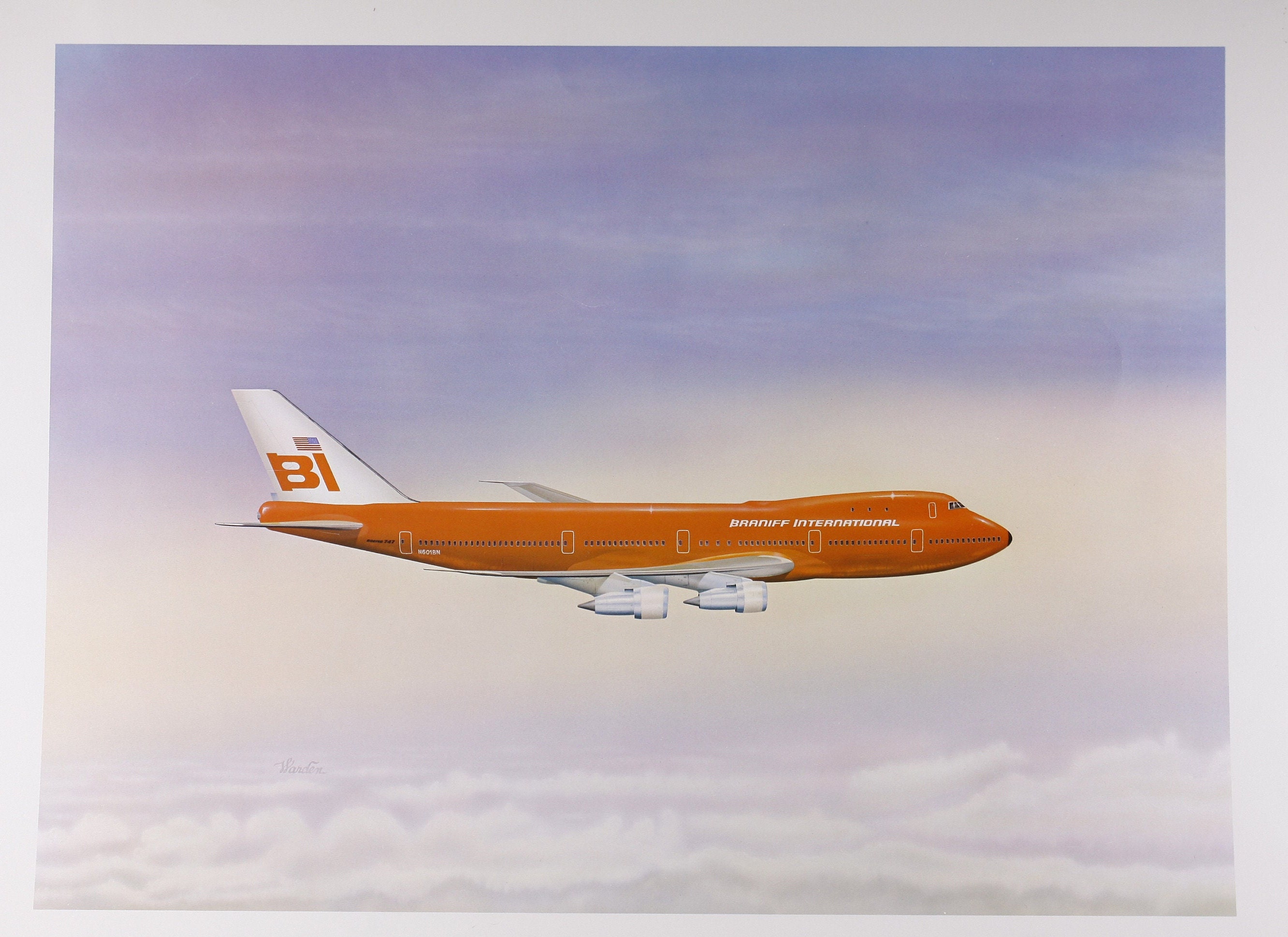 年末のプロモーション大特価！ posters airlines Braniff - 日本 Etsy その他