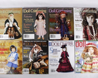 Doll crafter, Doll costuming, Doll reader magazines CHOOSE 2004-2005 doll making magazines, crafting inspiration