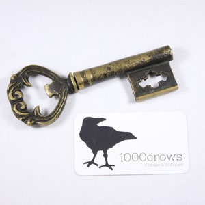 Heavy metal mansion Key bottle opener and cork screw, key to the Castle or Estate, gift for student or young adult image 5