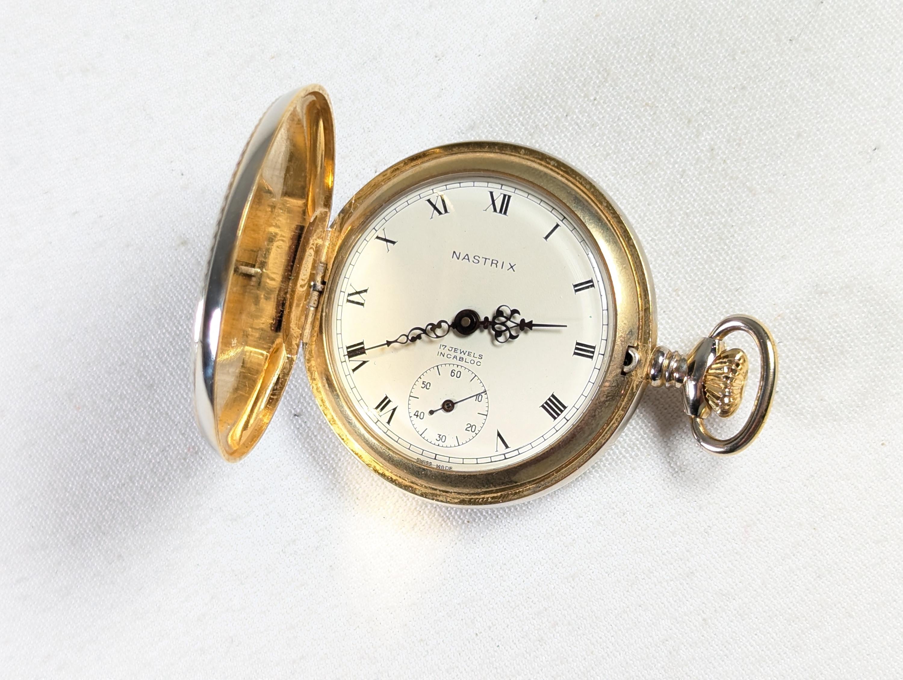 NASTRIX 17JEWEL ANTI MAGNETIC 手巻き　ヴィンテージ Vintage Nastrix Watch Co. 17 Jewel Unadjusted Swiss Movement