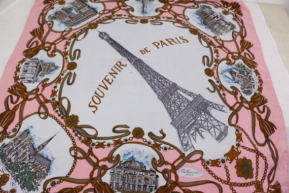 Souvenir de Paris Pink Scarf, Patricia paris touri