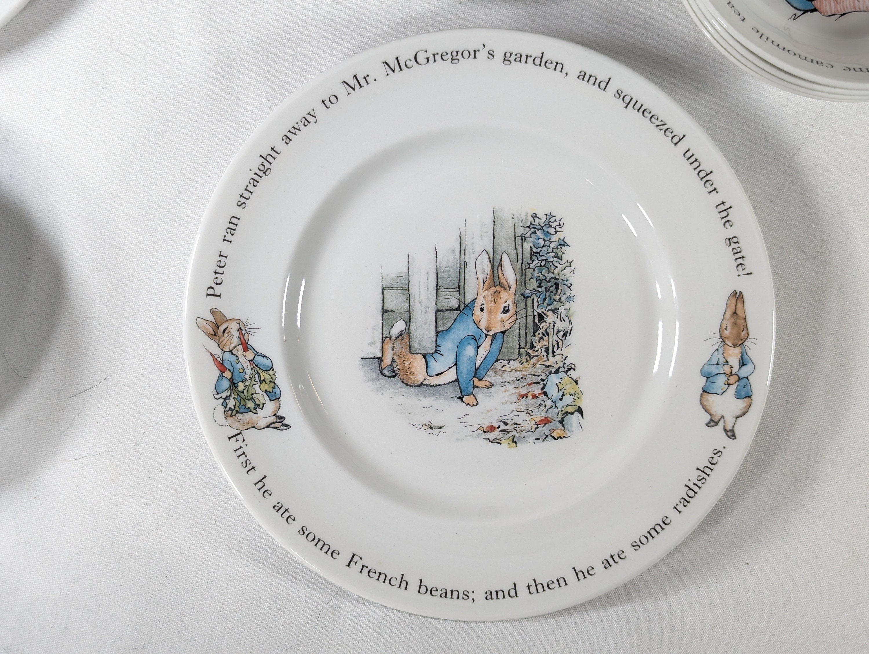 CHOOSE Vintage the World of Peter Rabbit Beatrix Potter Dishes