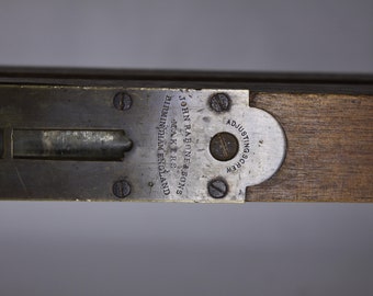 アンティーク 27インチ John Rabone & Sons 木製水準器：英国製大工用 