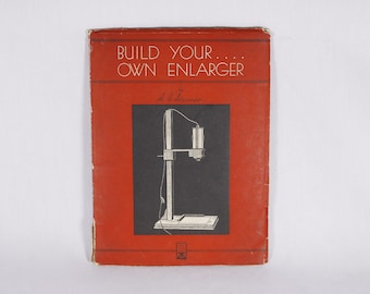 RARE 1942 Build Your Own Enlarger by A.C. Stevenson 1st edition darkroom equipment DIY book softcover