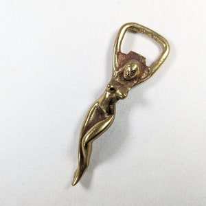 CHOOSE Solid brass naked woman erotic Bottle Opener, Vintage Erotik adult bar wares, female forms Cap Bottle Opener C. classic lady