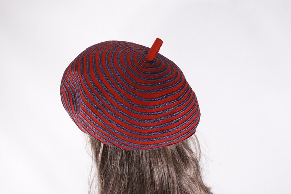 This is a  red beehive wool hat  from the 60s. helios | Accessories | This Is A Red Beehive Wool Hat From  main image 2