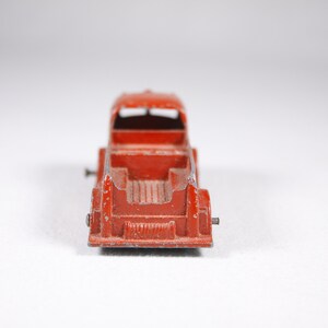 Vintage Tootsie toy bright red fire patrol truck ca 1950s, 1 piece Tootsietoy diecast metal toy car, tootsietoys image 4