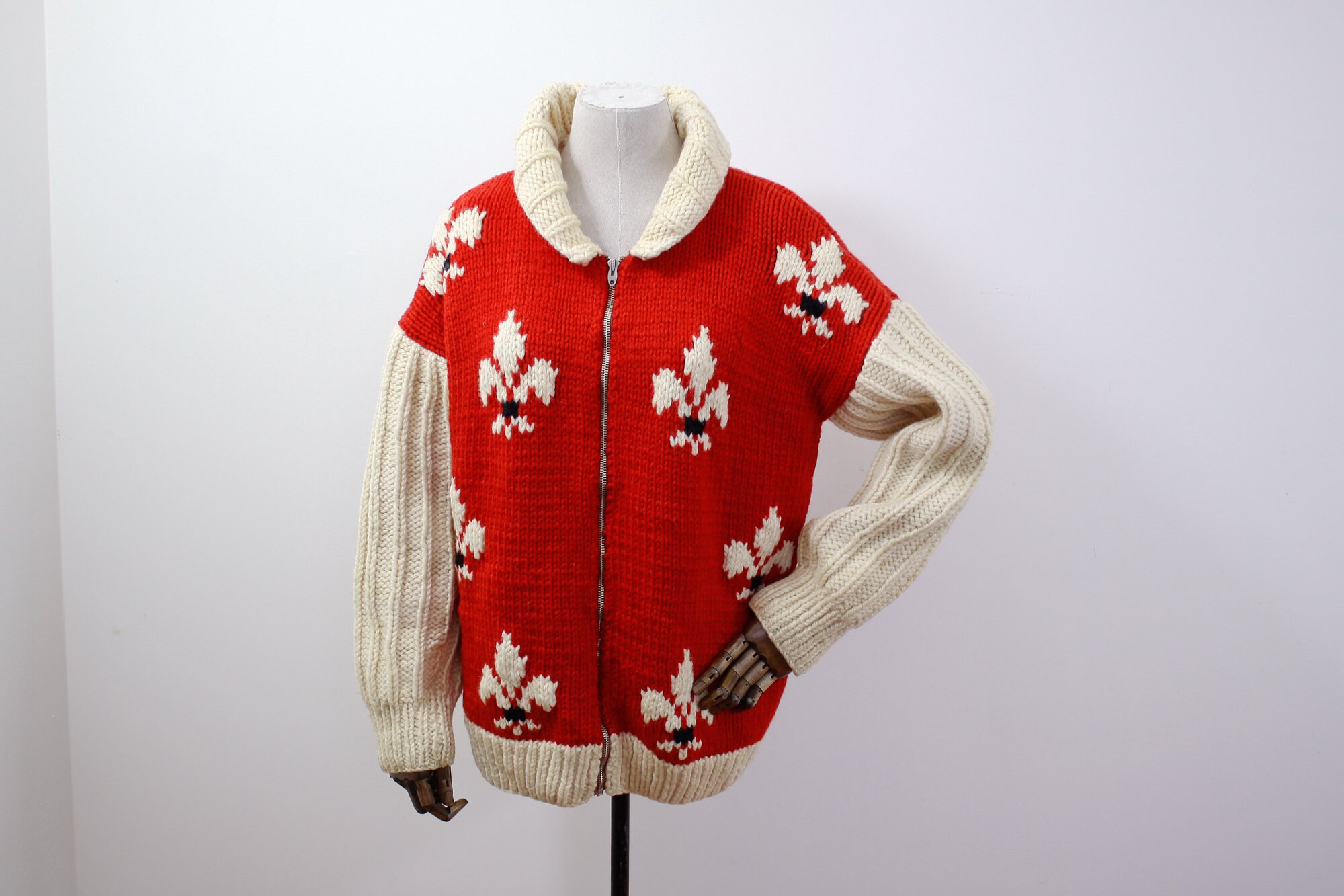 50s Curling Sweater - Etsy