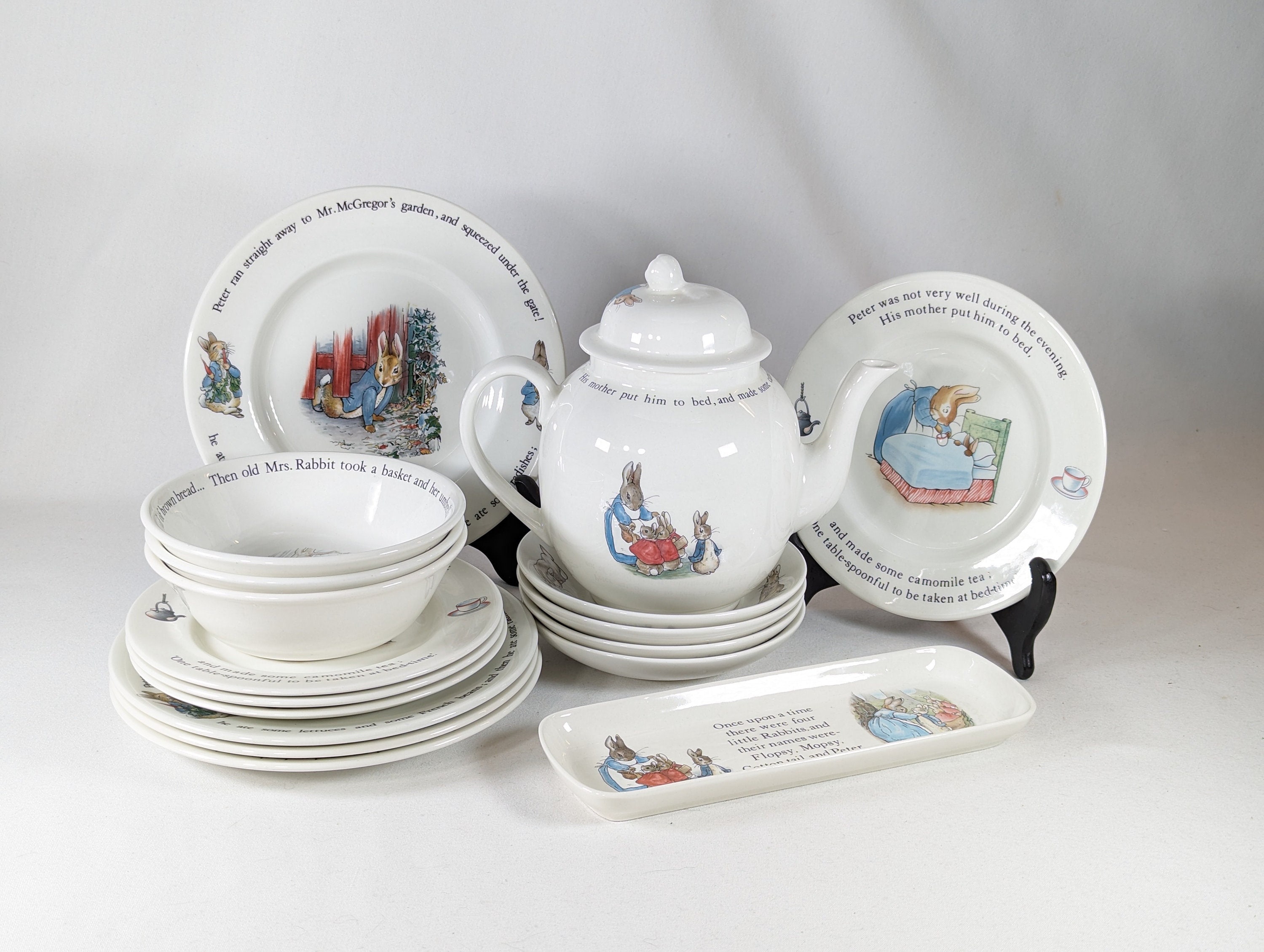 Peter rabbit tea set - Etsy 日本