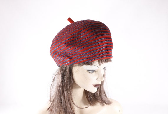 This is a  red beehive wool hat  from the 60s. helios | Accessories | This Is A Red Beehive Wool Hat From  main image 4