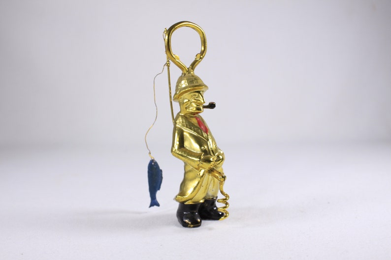 Naughty angler fisherman corkscrew bottle opener, made in Japan adult vintage barwares image 5