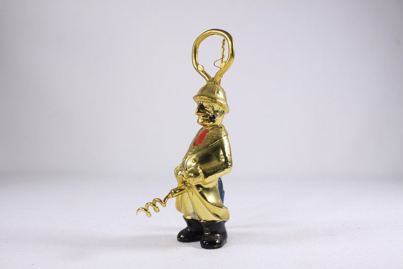 Naughty angler fisherman corkscrew bottle opener, made in Japan adult vintage barwares image 7