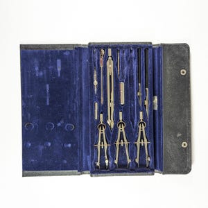 Keuffel und Esser K&E Co Doric Apollo 9626C Entwurfs und Zeichen Werkzeug Set
