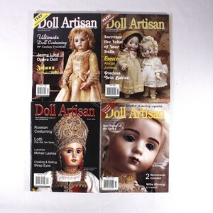 ELIGE Revistas artesanales de muñecas vintage 1999-2001, inspiración para hacer muñecas