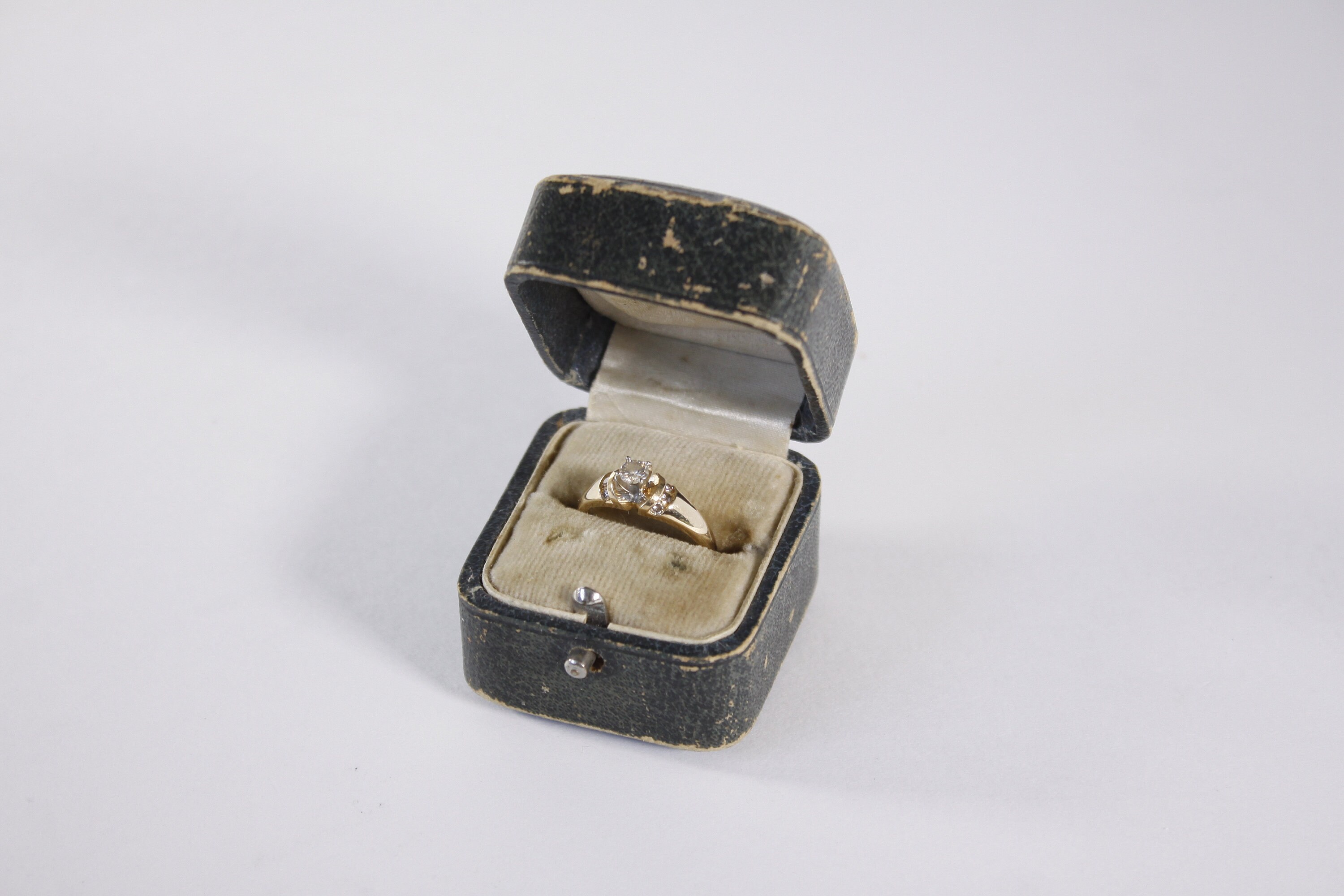 Caja de anillo de boda Caja de joyería Empaquetado Caja de regalo