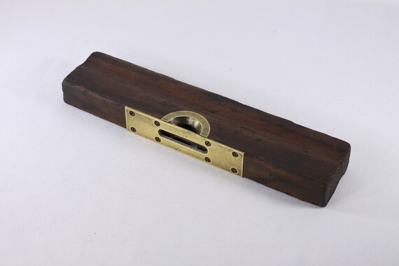 Short 13.5 Solid Wood and Brass Spirit Level Vintage Hardware Tool Classic Carpentry Construction Tools Antique Small Display Shelf Etsy UK