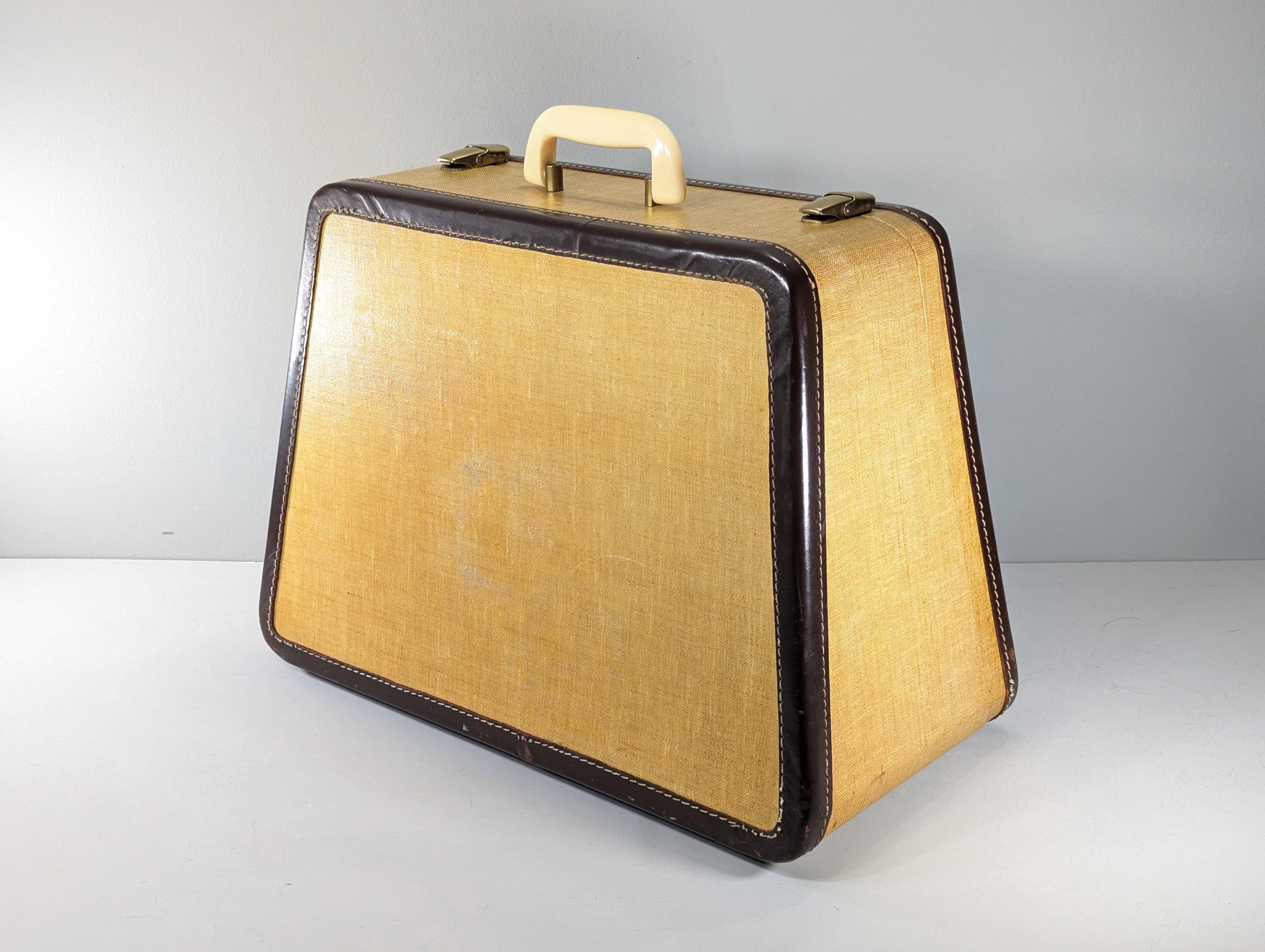 RESERVED for Gustav******vintage 1950s Trapezoid Sewing Machine
