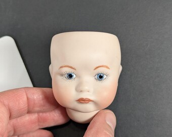 Vintage Byron Molds porcelain Doll head SF BJ 252 Paris Doll painted