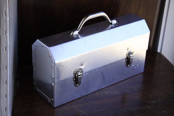 Vintage L May Mfg Sudbury Metal Miners Lunchbox 1… - image 1