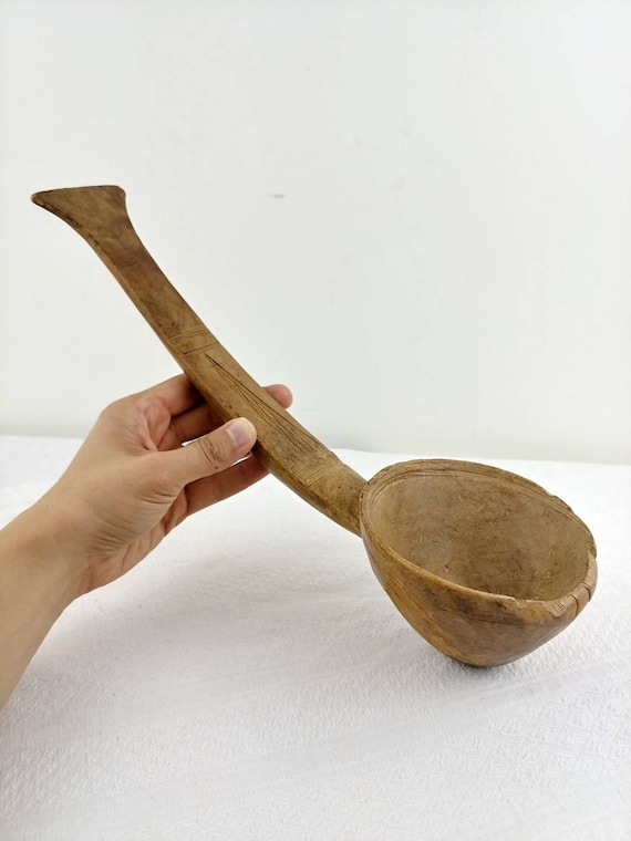 Antique Tuareg Ceremonial Spoon, Traditional African Ladle 