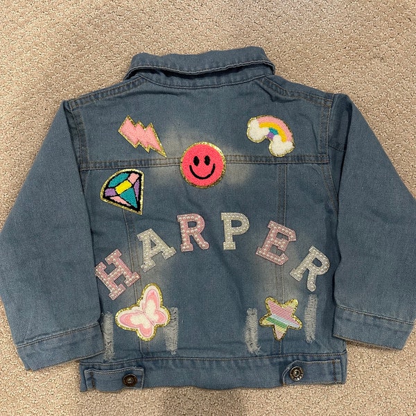 Personalized Jean jacket for girls