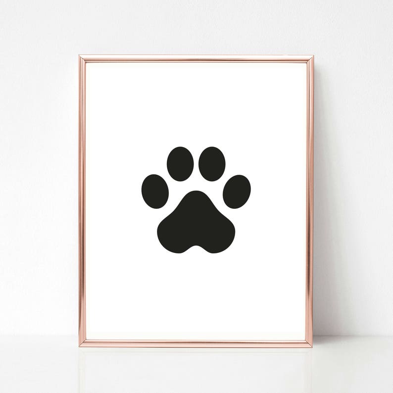 Paw Print Printables Printable Wall Artwork, Canine Mother Present, Cat Paw Print Wall Artwork, Doggy Companion Present graphic regarding Printable Paw Prints referred to as Paw Print Printables Printable Wall Artwork, Puppy Mother Reward, Cat Paw Print Wall Artwork, Doggy Partner Reward
