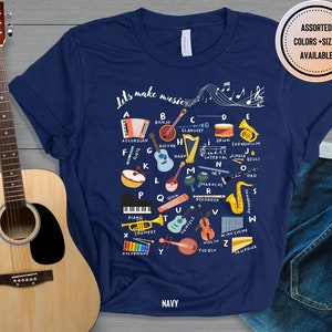 Music Teacher shirt,Lets make music shirt, Music alphabet shirt,Music Teacher t shirt Music Teacher Gift Music Education Shirt
