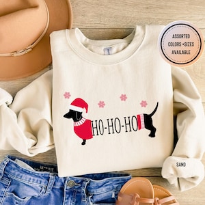 Dachshund Sweatshirt, Dachshund Christmas Shirt, Doxie Christmas, Dachshund Lover Gifts, Christmas Dog Shirt, Dachshund Mom Tee