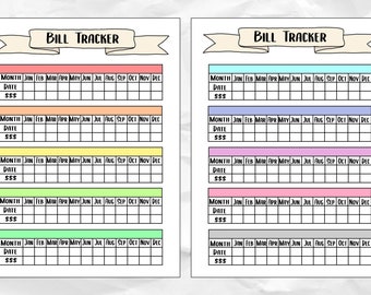 Printable Circle Habit Tracker With Rainbow Colours: Daily - Etsy