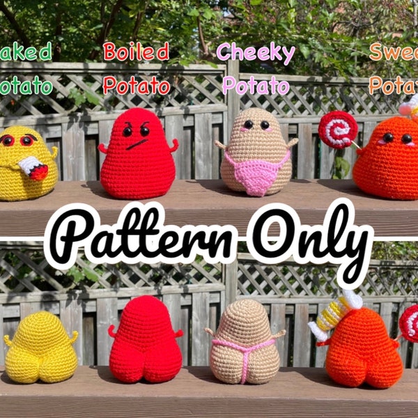 Cheeky Potatoes With Personality Pattern