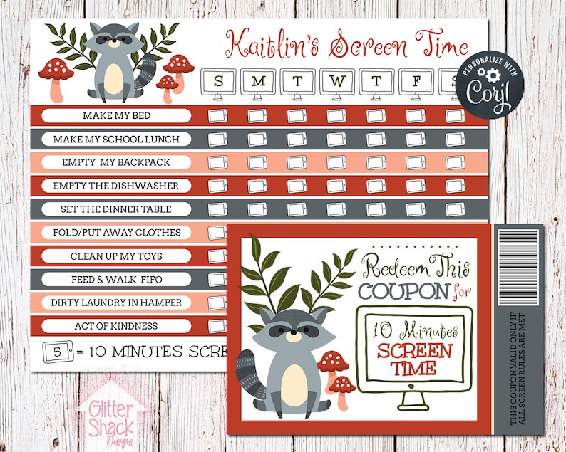 PRINTABLE Show Year Chart, Display Period Profit Chart, Exhibit Period Discount coupons, Exhibit Season Benefit Coupon codes, Weekly Chore Chart EDITABLE PDF History graphic relating to Printable Screen Time Charts titled PRINTABLE Display Period Chart, Display screen Period Gain Chart, Show Period Coupon codes, Display Season Gain Discount coupons, Weekly Chore Chart EDITABLE PDF History