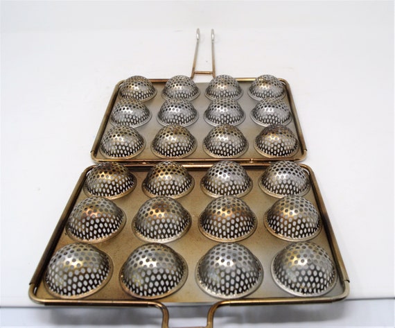 Williams Sonoma Meatball BBQ Barbecue Grill Basket Makes 12 Stainless Steel Etsy New Zealand